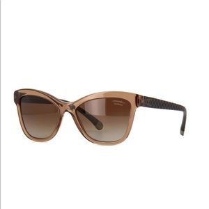 Chanel quilted cat eye sunglasses